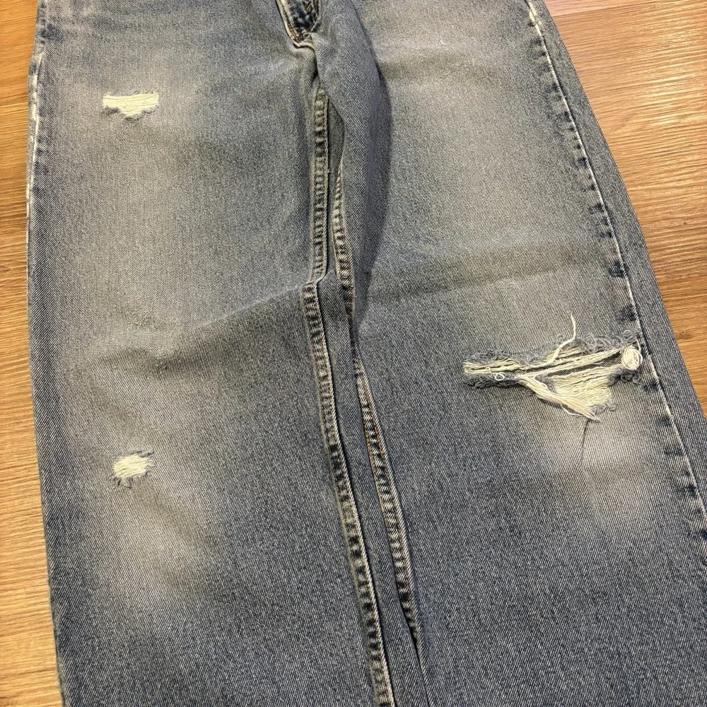 VTG 1997 Levis 505 Orange Tab Jeans Mens 34x31 Made In USA Distressed Faded 90s